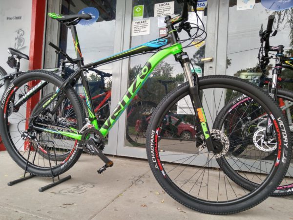 Bicicleta MTB Venzo Primal EX negra-Verde R29
