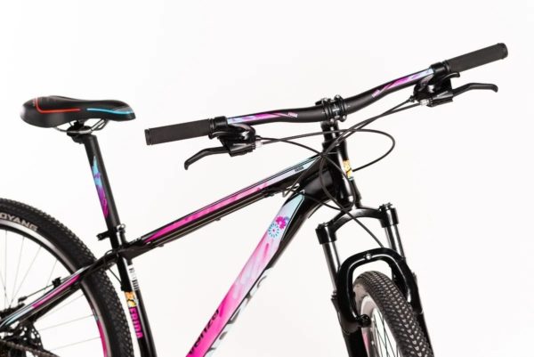 Bicicleta Venzo Frida para Dama R29 21vel negro-rosa (04)