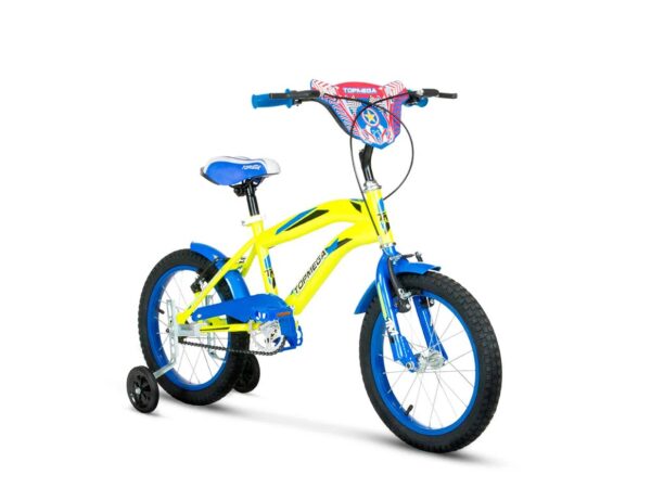 Bicicleta Topmega Crossboy R16 - Amarilla - (02) para niños baratas en rosario