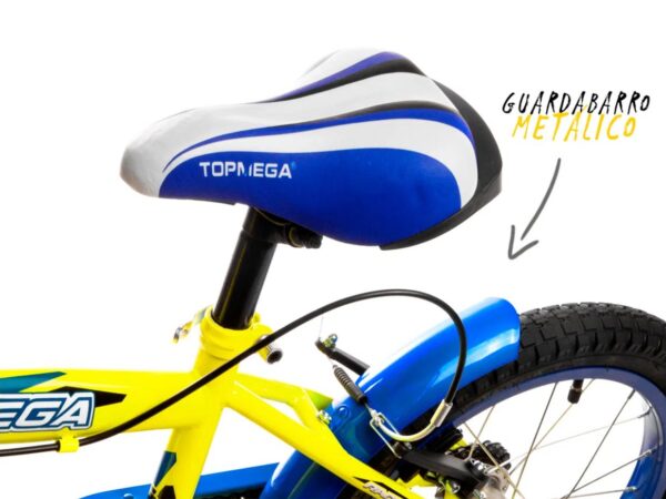 Bicicleta Topmega Crossboy R16 - Amarilla - (05) para niños baratas en rosario