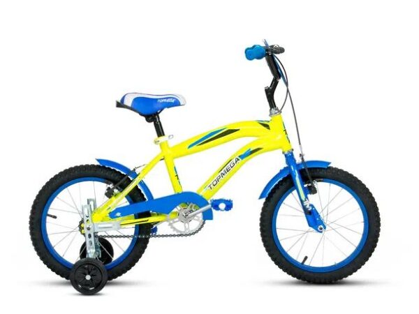 Bicicleta Topmega Crossboy R16 - Amarilla - (Perfil) para niños baratas en rosario